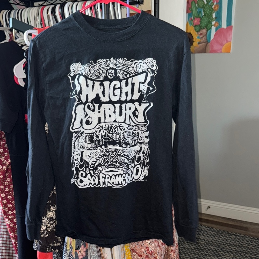 Haight Ashbury Graphic Long Sleeve Shirt unisex